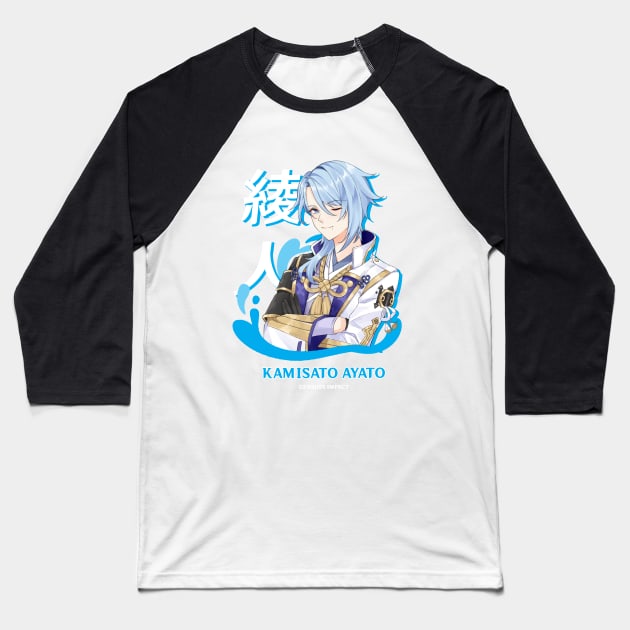 Genshin Impact - Kamisato Ayato Baseball T-Shirt by Araki Shop